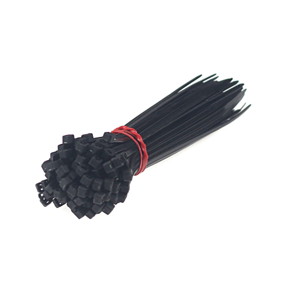 High Quality Factory Direct Black Color UV Resistant Nylon 66 Plastic Self-Locking Zip Ties