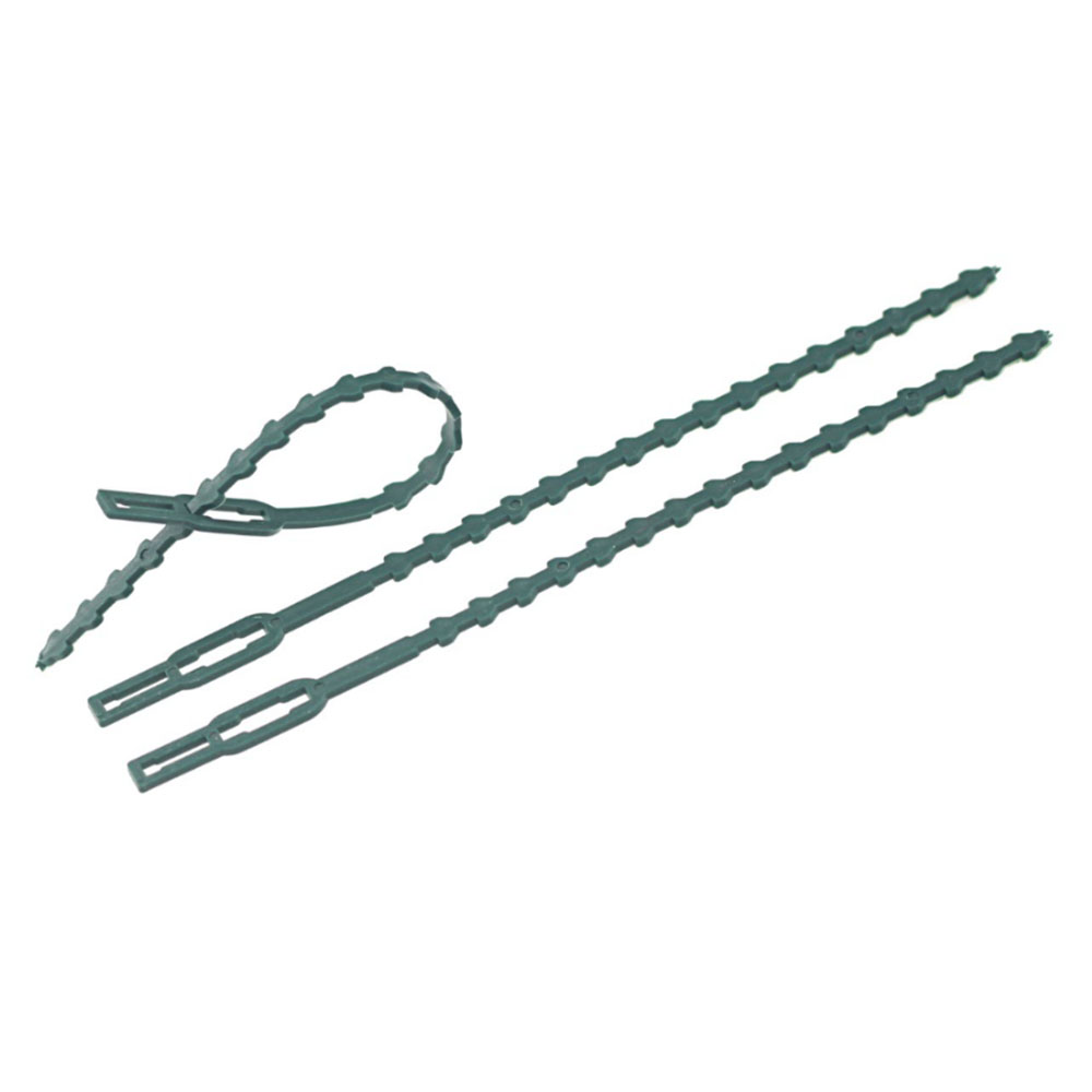 Multipurpose Plastic Reusable Fish bone Shape Adjustable Garden Plant Cable Ties